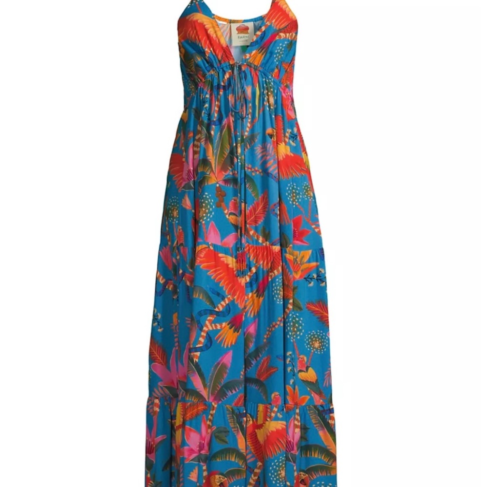 FARM RIO Macaw Party Cover Up Maxi Dress - Picture 8 of 13